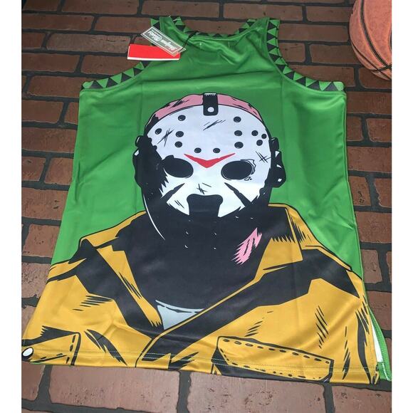 FRIDAY THE 13TH Headgear Classics Basketball Jersey ~Never Worn~ M - Picture 2 of 2